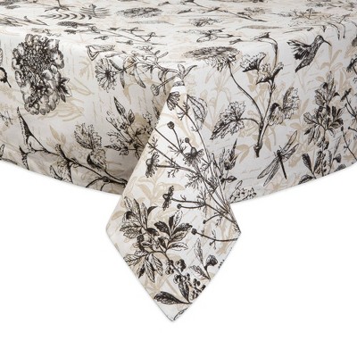 52" x 52" Cotton Botanical Kitchen Tablecloth - Design Imports
