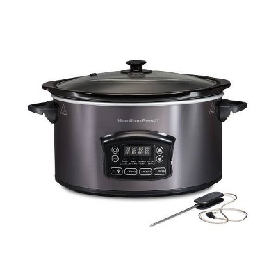 Hamilton Beach 6qt Stay Or Go Slow Cooker Silver - 33262 : Target