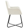 vidaXL Dining Chairs 2 pcs Cream Velvet - 4 of 4