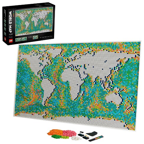 Lego Art World Map Large Set 31203 : Target