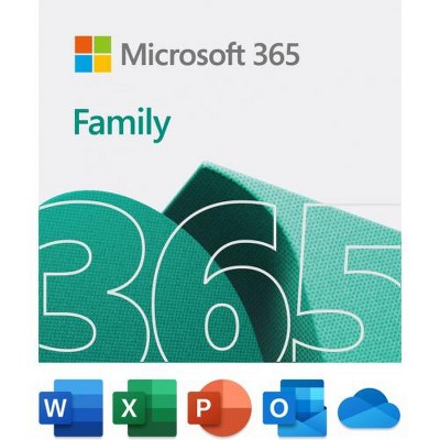 Microsoft 365 Family | 12-Month Subscription, up to 6 people | Premium Office apps | 1TB OneDrive cloud storage | PC/Mac Download