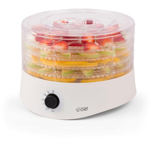 Commercial Chef Food Dehydrator, Dehydrator For Food And Jerky, Freeze Dryer,  Ccd100w6, 280 Watts, White : Target