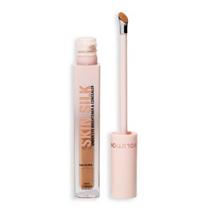 Makeup Revolution Skin Silk Serum Under Eye Brightener & Concealer - 0.13 fl oz - 1 of 4
