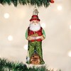 Old World Christmas Blown Glass Ornament for Christmas Tree, Fly Fishing Santa - 2 of 4