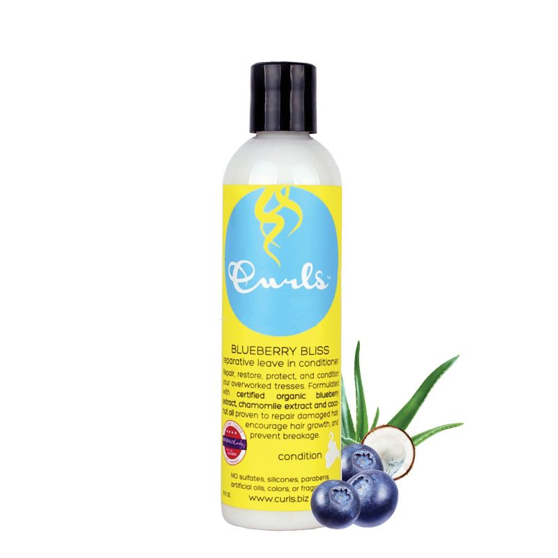Curls Blueberry Bliss Reparative Leave-In Conditioner, 4 of 8