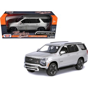 2025 Chevrolet Tahoe Z71 Gray Metallic "Timeless Legends" Series 1/24 Diecast Model Car by Motormax - 1 of 4