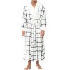 ADR Men's Robe, Warm Plush Hooded Bathrobe Man, Full Length Fleece Robe Man with Hood - 4 of 4