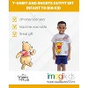 Disney Winnie the Pooh Lion King Monsters Inc. Toy Story Incredibles Lilo & Stitch T-Shirt and Mesh Shorts Outfit Set Toddler - 3 of 4