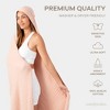 Comfy Cubs Muslin Adult Hooded Towel - Large, Absorbent Hooded Bath Towels for Adults, Stylish Towel with Hood - 4 of 4