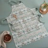 Spode Morris & Co. Strawberry Thief Apron, 100% Cotton Adjustable Cooking & Garden Apron with 2 Front Pockets, Floral Kitchen Wear Neck & Waist Ties - 2 of 4