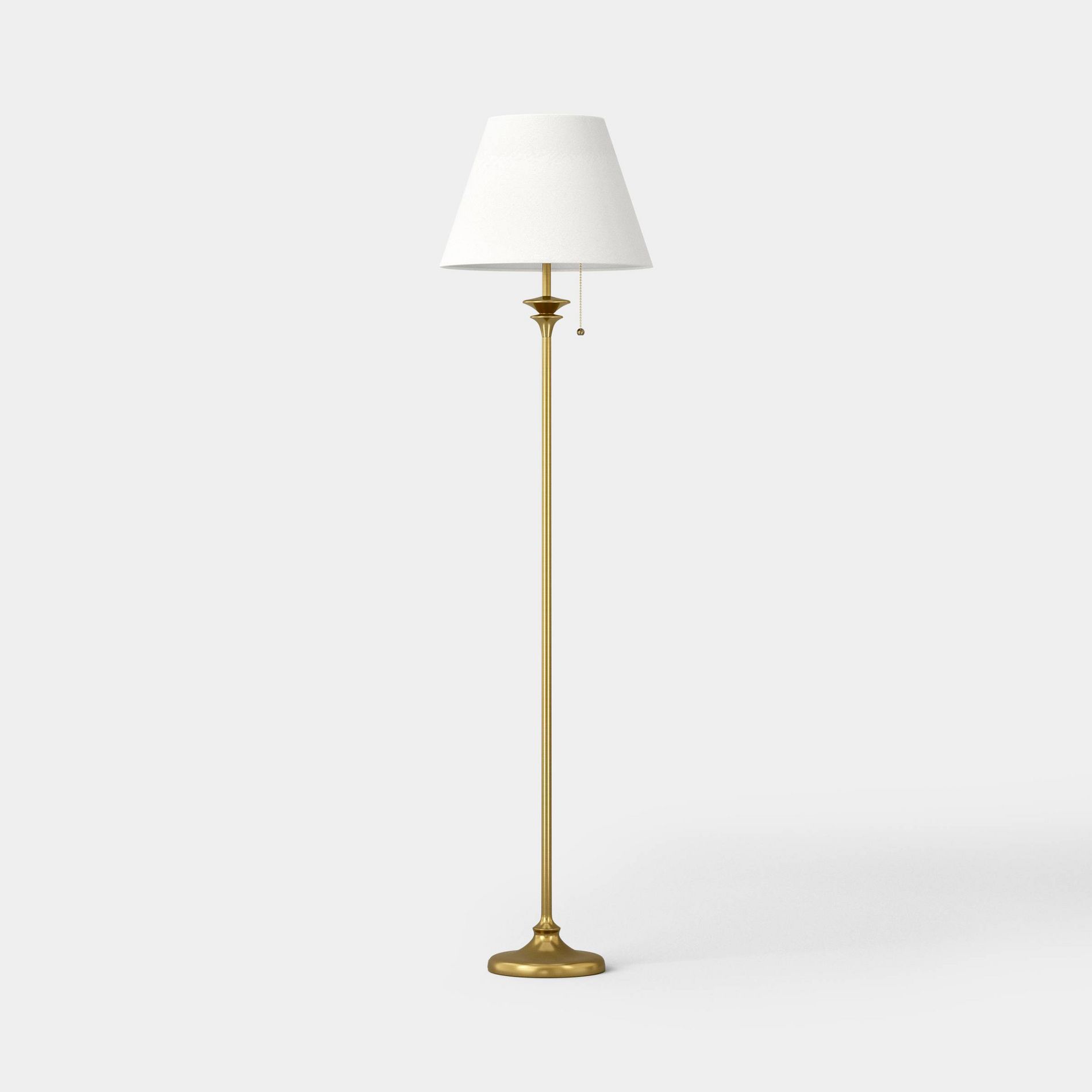 Turned Metal Collection Floor Lamp Gold - Threshold™