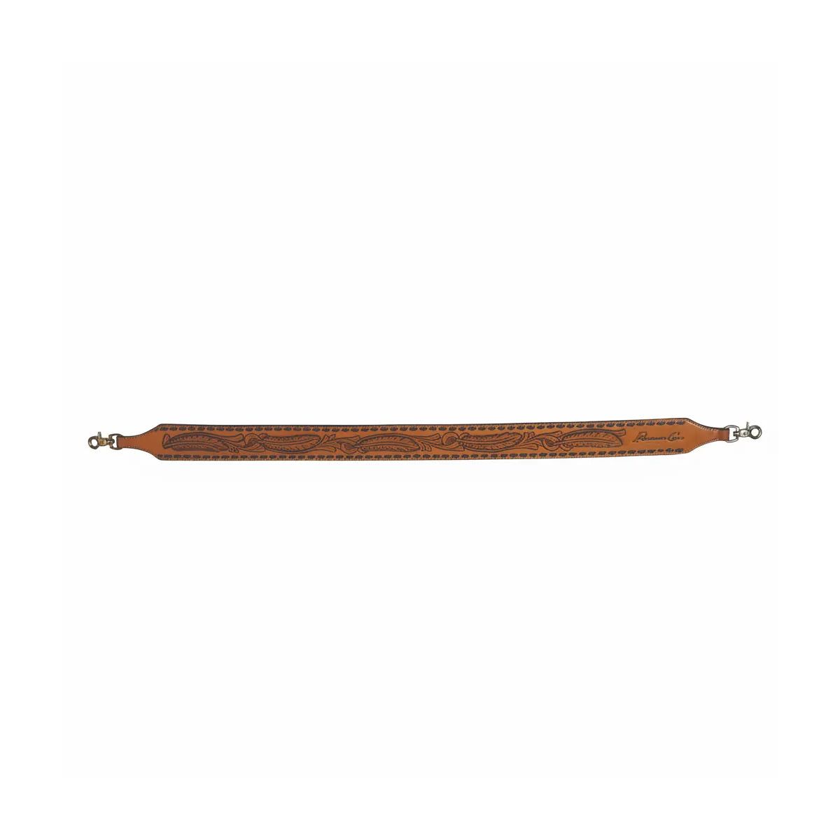 Professional's Choice Feather Buckstitch Leather Rope Can Strap - 2" x 38"-40", Fits 14"-15" Cans