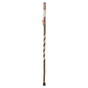 Brazos Walking Sticks Twisted Hickory Handcrafted Wood Walking Stick - ''55'' - 1 of 4