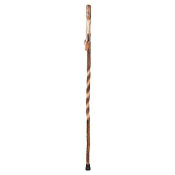 Brazos Walking Sticks Twisted Hickory Handcrafted Wood Walking Stick - ''55''