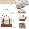 Weekender Bags for Women Large Overnight Bag Weekend Travel Duffel Bag Carry on Shoulder with Shoe Compartment - 3 of 4