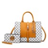 MKF Collection Yuliana Circular Print Satchel Bag with Wallet by Mia K - 2 of 4