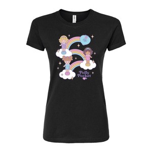 Women's - Polly Pocket - Polly Pocket Rainbows Fitted Graphic T-Shirt - 1 of 3