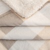 Plush Throw Blanket with Faux Shearling Reverse - Great Bay Home - 2 of 4