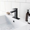 Gulches Bathroom Faucet Single Hole, Single Handle Stainless Steel Faucet for Bathroom Sink with Deckplate and Drain Assembly - 2 of 4