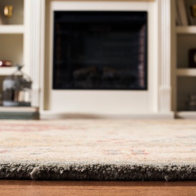 Ivory and Beige Hand-Tufted Wool Area Rug