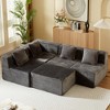KTMBDW 109” Modular Sectional Sofa, Cloud Sectional Couch, Modern Modular L-Shape Sofa Couch, Upholstered Couches for Living Room Bedroom - 4 of 4