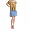 Women's Square Neck Floral Babydoll Top - umgee - 4 of 4