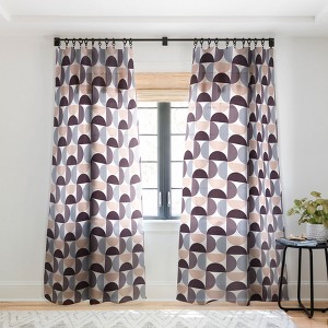 Colour Poems Patterned Geometric Shapes CCI Single Panel Sheer Window Curtain - Deny Designs - 1 of 4