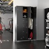 AOBABO 15.75in D x 35.43in W x 72in H, 10 Doors Metal Lockers for Employees School  Storage,Sturdy Steel Construction,Assembly Required,Black - 2 of 4