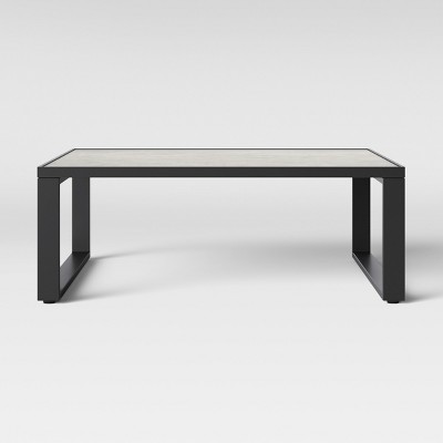 target metal coffee table