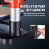 VEVOR 5-in-1 Heat Press Machine, 12" x 15" Fast Heating, 360 Swing Away Digital Sublimation Transfer, T-Shirt Vinyl Transfer Printer, Black&Orange - 3 of 4