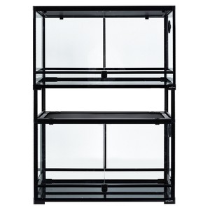 REPTIZOO 40 gallon Reptile Glass Terrarium-2pack 30 x 18 x 18 inches - 1 of 4