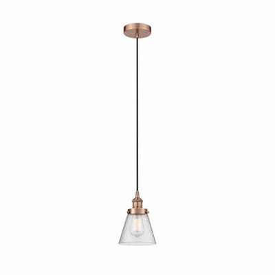 Cone - 1 Light Mini Pendant In Industrial Style-9.5 Inches Tall and 6.25 Inches Wide