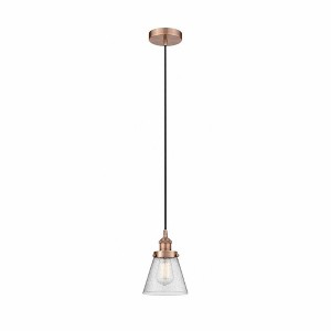 Cone - 1 Light Mini Pendant In Industrial Style-9.5 Inches Tall and 6.25 Inches Wide - 1 of 1