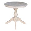 International Concepts 30" Round Top Pedestal Table - 40.9"H - 3 of 4