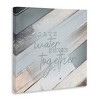 Stupell Industries Planked Shower Together Phrase, 17" x 17" - 3 of 4