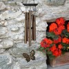 Woodstock Wind Chimes Signature Collection, My Butterfly Chime, 21'' Bronze Wind Chime BFC - image 2 of 4