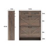Freestanding Shoe Storage Cabinet with Drawers & Legs - 2 of 4