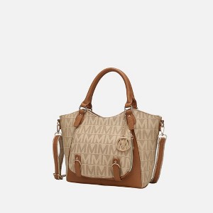 MKF Collection Fula Signature Crossbody Satchel – Vegan Leather Handbag by Mia K - 1 of 4