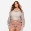 Women's V-Neck Open Work Pullover Sweater - Wild Fable™ - 2 of 3