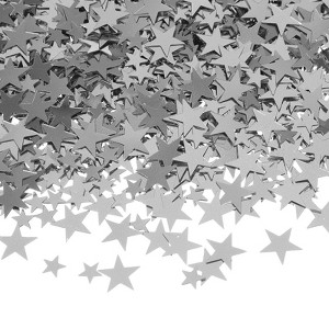 Unique Bargains Christmas Decorations DIY Twinkle Metallic Foil Glitter Star Tables Confetti 0.2/0.4 Inch 0.07 Ibs - 1 of 4