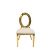Commercial Seating Products,Kids Gold Metal O Back Stacking chair with Vinyl Cushion - 2 of 2