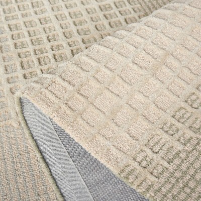 Gray 4' x 6' Hand Tufted Wool Area Rug