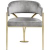 Meridian Furniture,Madelyn Velvet Dining Chair, Set of 2 - 3 of 4