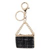 CTM Women's Tweed Handbag Bag Charm - 2 of 3