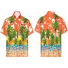 HAPPY BAY Mens Hawaiian Short Sleeve Button Down Shirt Men's Vacation Shirts Summer Beach Casual Tropical Shirts for Men Funny - 4 of 4