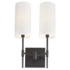 Quorum Lighting Hamilton 2 - Light Sconce in  Matte Black - 3 of 4