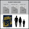 Sweet Home Collection NCAA Michigan Wolverines Microfiber Plush Throw Blanket - 4 of 4