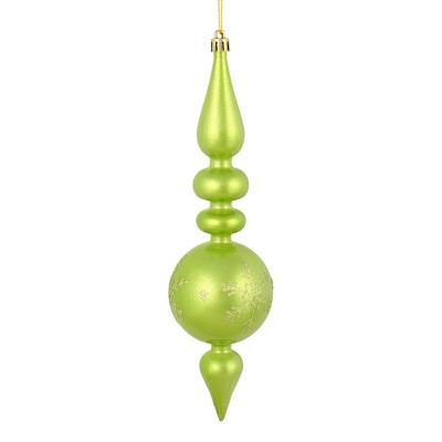 Vickerman 10" Candy Glitter Snowflake Finial Ornament