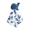 Hudson Baby Infant Boy Plush Blanket with Security Blanket, Blue Whale, One Size - 3 of 4