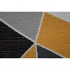 36"x48" Figueres 1/4" Rug'D Chair Floor Mat Yellow/Gray - Anji Mountain: Durable, Office, Felt Backing - 2 of 4
